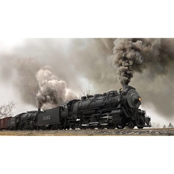 Tablou canvas 90x50 cm, Locomotive model 185